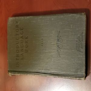 Vintage 1905 Reed's Introductory Language Work -Hardcover